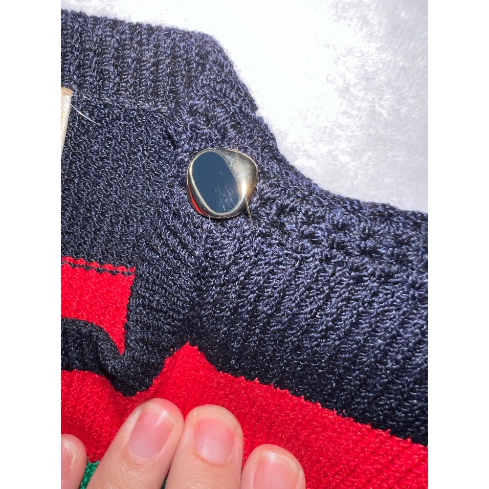 VTG St. John Knit Dress Multicolor Striped Saks Fifth Avenue Dress - sz 6* - Picture 4 of 14